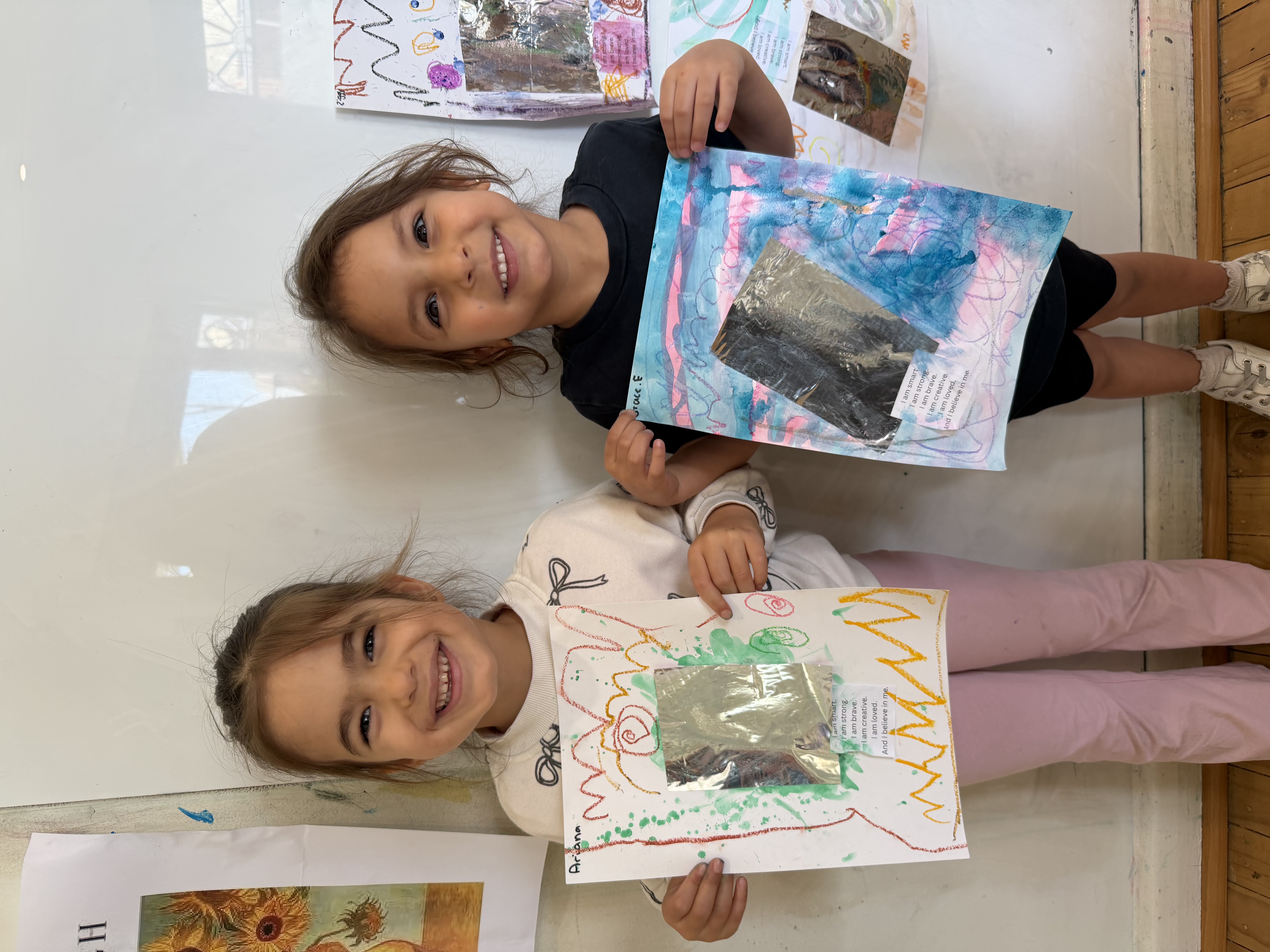 Child painting at Mini Ivy