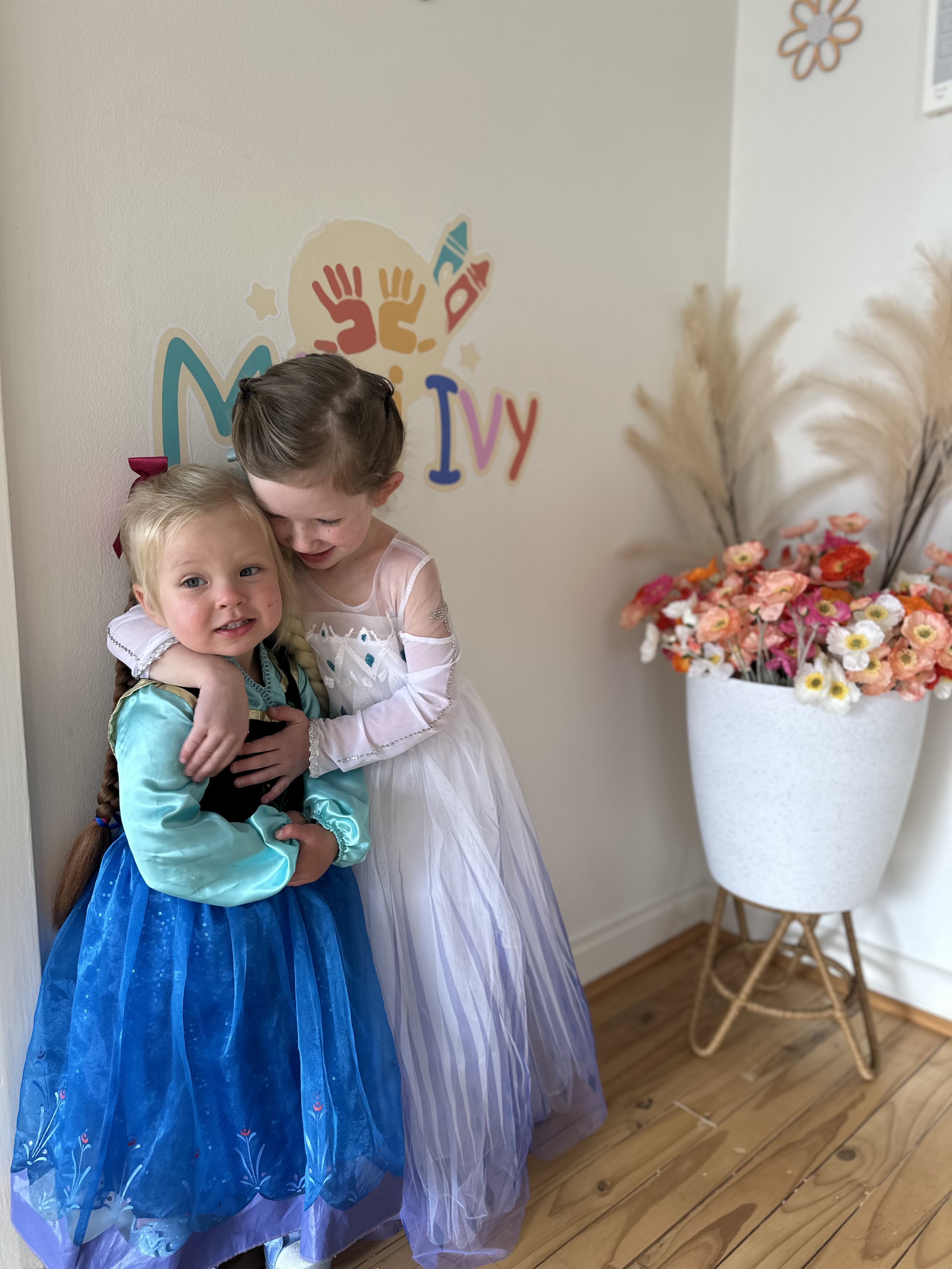 Beautiful artwork created at Mini Ivy art party