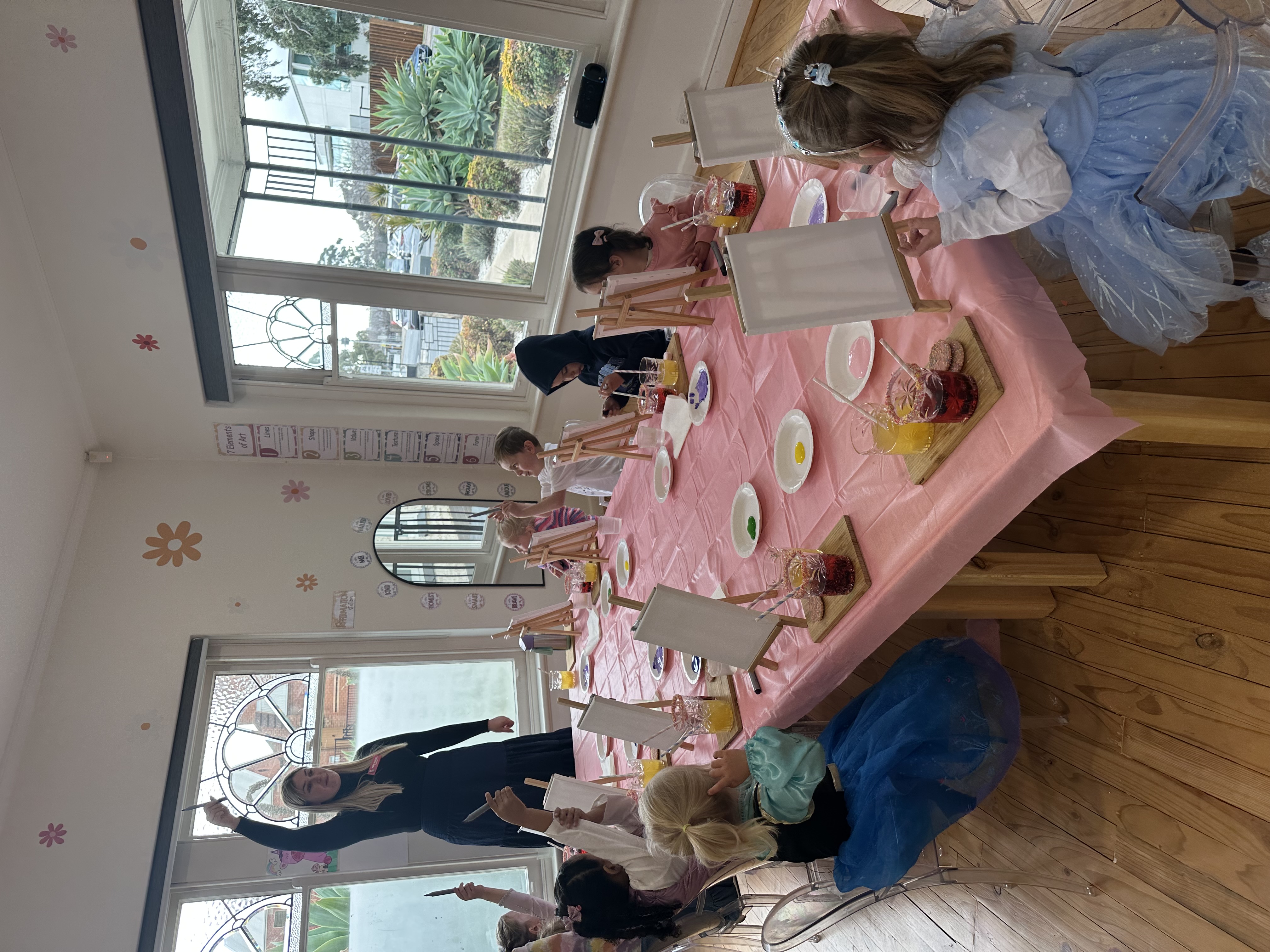 Finished artwork from Mini Ivy party