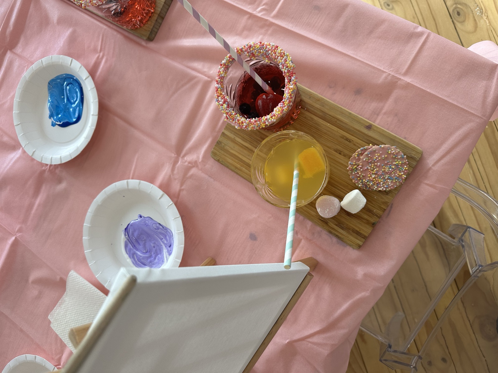 Take-home art from Mini Ivy birthday